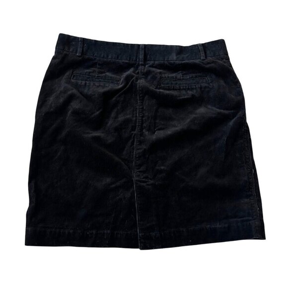J Crew Stretch Corduroy Skirt, Size 12P, Black - Picture 6 of 8